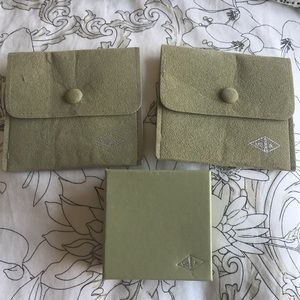 Van Cleef Arpels VCA jewelry box and pouches